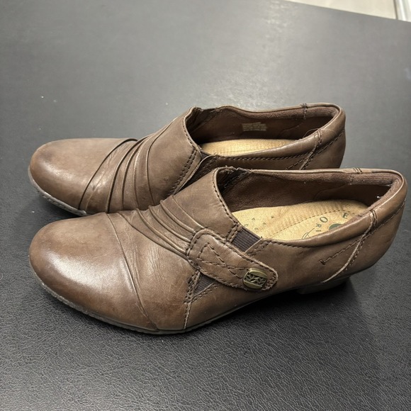 EARTH ORIGINS, LADIES Brown Archer LEATHER Loafer,‎ SIZE 9.5 'Madison' - Picture 1 of 6
